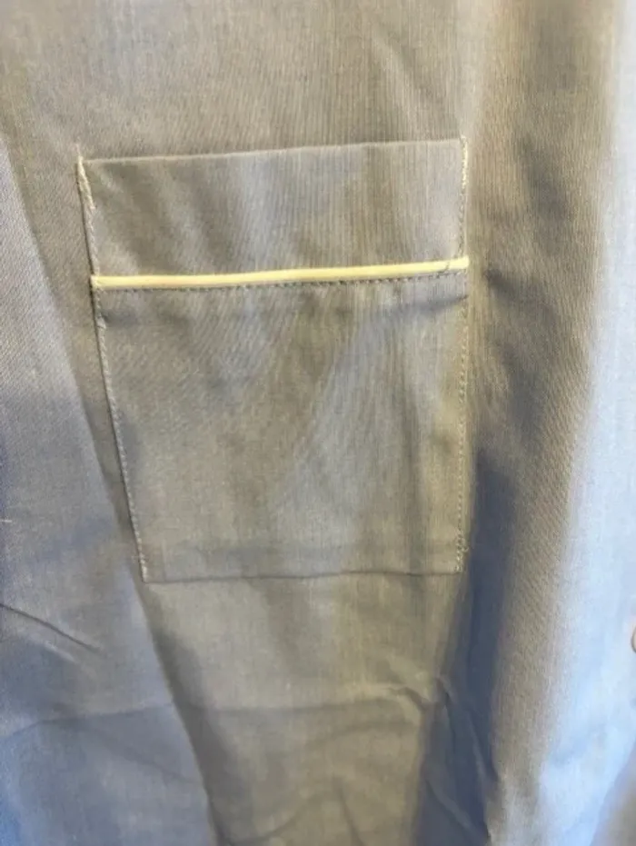 blouse de travail femme bleu ciel taille 42 / XL neuve - photo numéro 6