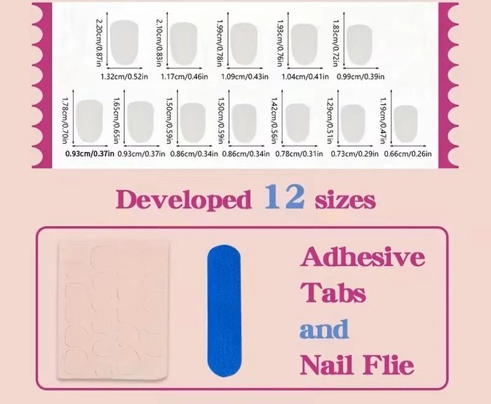 🖤 Faux ongles Press-On Élégance Nocturne – 24 pièces pour un style chic & mystique 🎃💅 - photo numéro 4