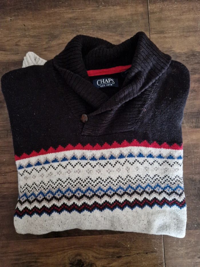 Pull chaps coloré taille XXL