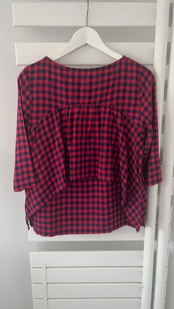 Blouse à carreaux Cop copine S comme neuve