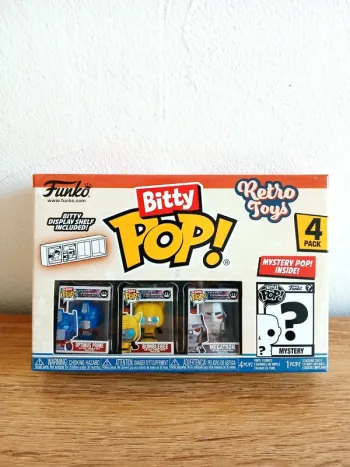 Pack 4 figurines Bitty POP! Retro Toys Transformers