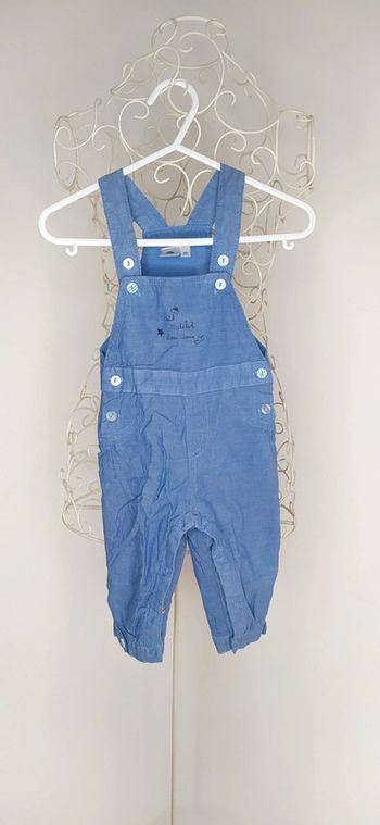 Salopette bleu 6 mois