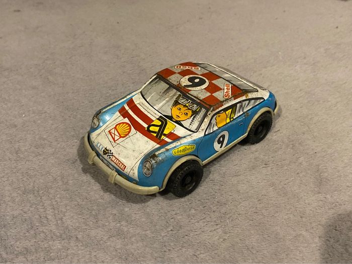 Ancien jouet métal voiture Porsche 911 Payva n°9