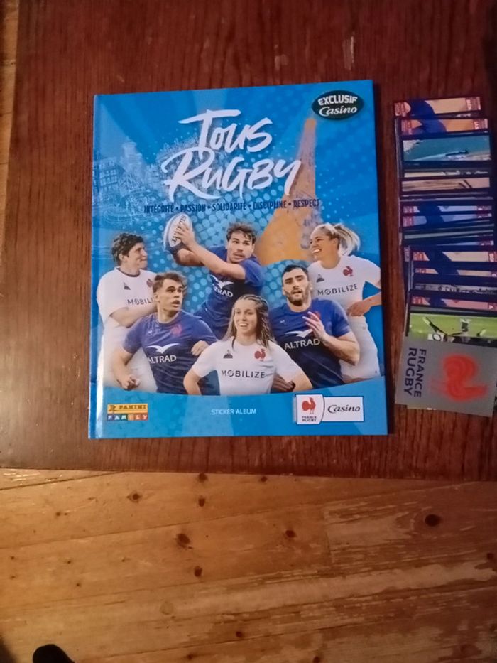 Album + stickers Tous Rugby - photo numéro 3