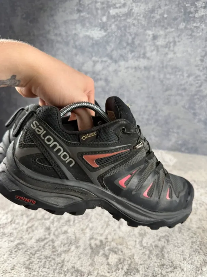 Salomon X Ultra 2 Gore-Tex - Black & Grey & Orange / Corzil - photo numéro 14