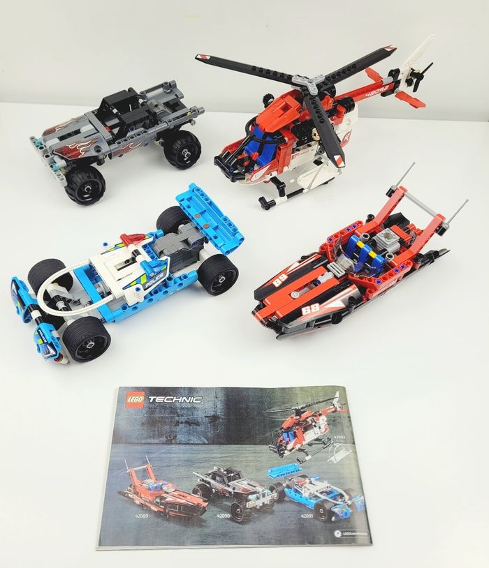 2 sets Lego Technic - pick up + voiture de police - rèf. 42090 et 42091 - photo numéro 10