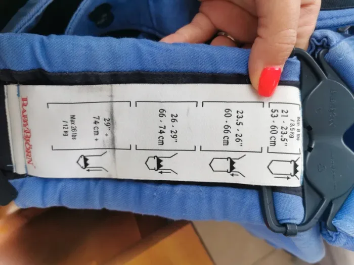 Porte bébé Babybjorn Bleu de 3,5 à 12kg - photo numéro 6