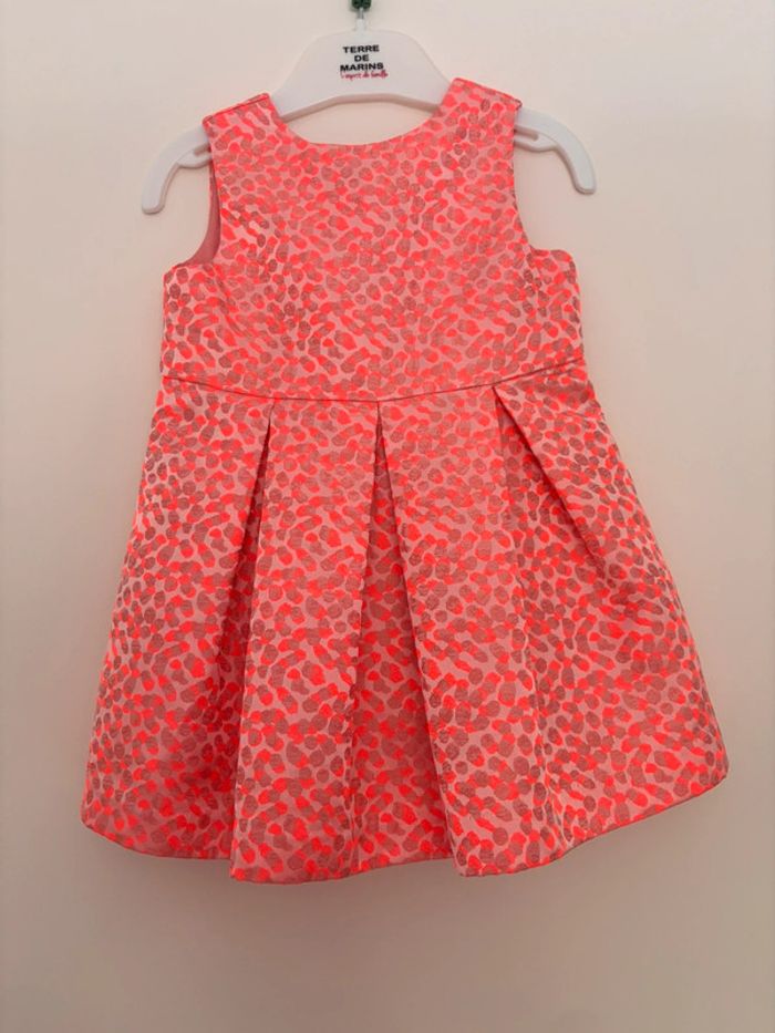 Robe orange bébé 12 mois
