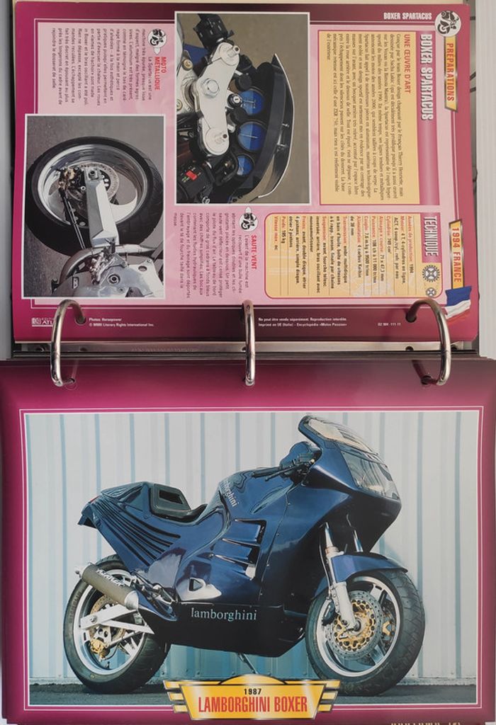 Classeur Motos Passion - Préparations & Customs (175 fiches) - photo numéro 4