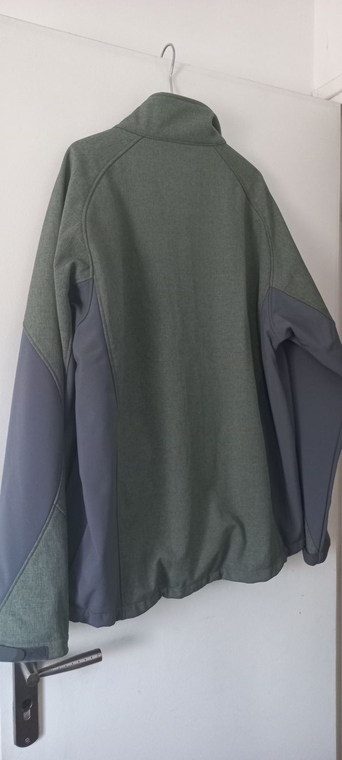 Blouson vert chiné et gris - photo numéro 7