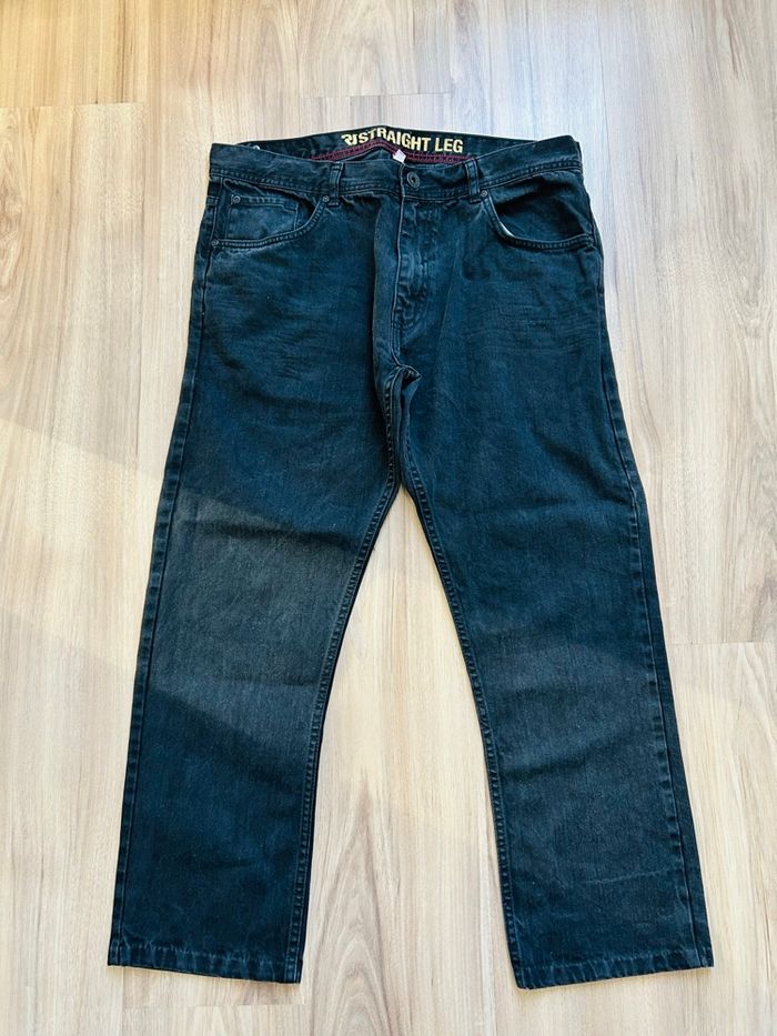 Jean noir Brut Homme Straight Relay Tailles 44-46 - photo numéro 1
