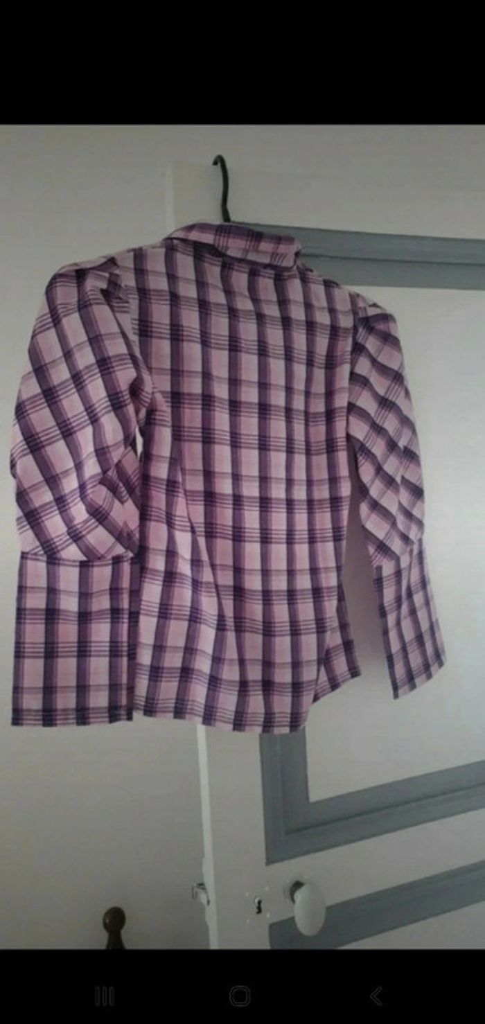 Blouse / chemise à carreaux - 10 ans - photo numéro 4
