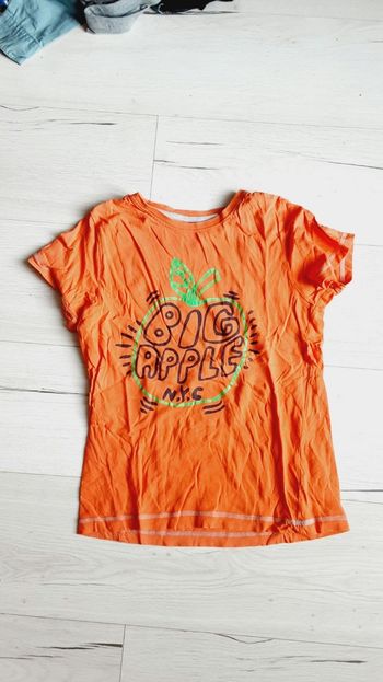 Vêtement fille tee-shirt manches courtes Big Apple 10 ans