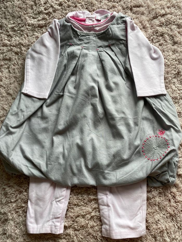 Robe boule avec combinaison Obaïbi 6 mois