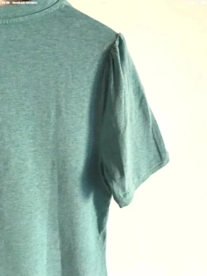 T-shirt bleu Sixth Sense en viscose taille 40 - photo numéro 6
