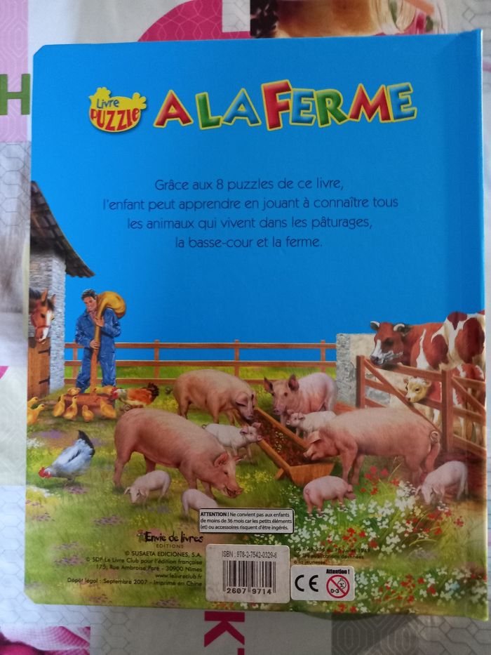 Livre- 8 puzzles  A la ferme - photo numéro 10