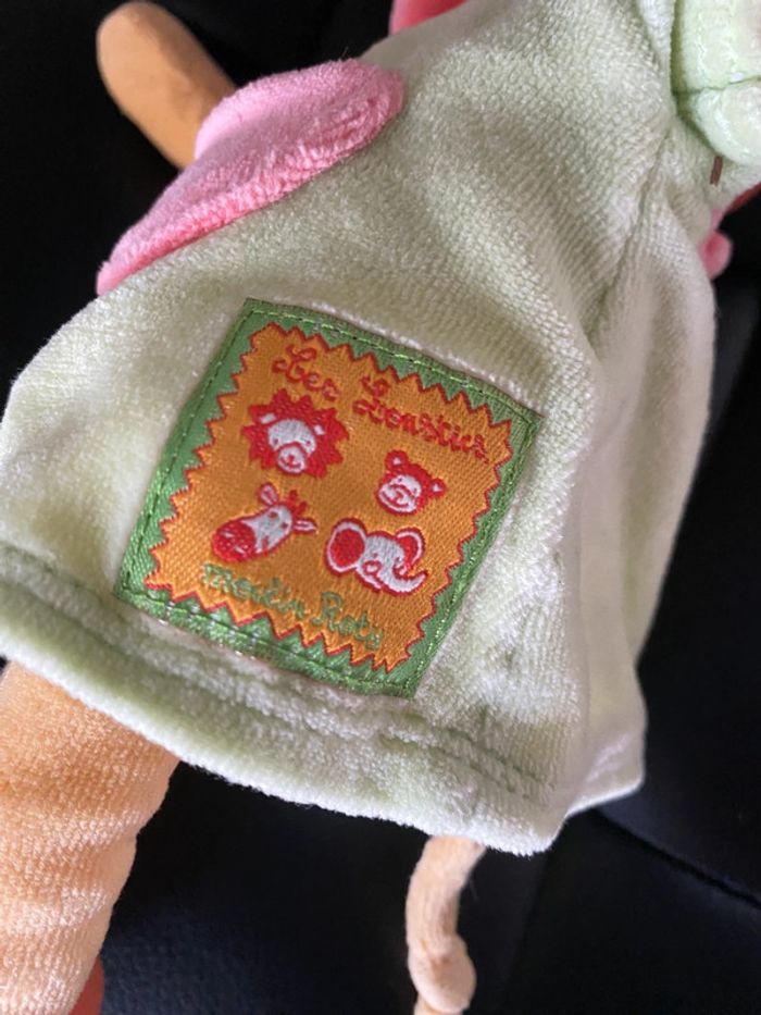 Doudou girafe Moulin Roty les loustics 30cm - photo numéro 3