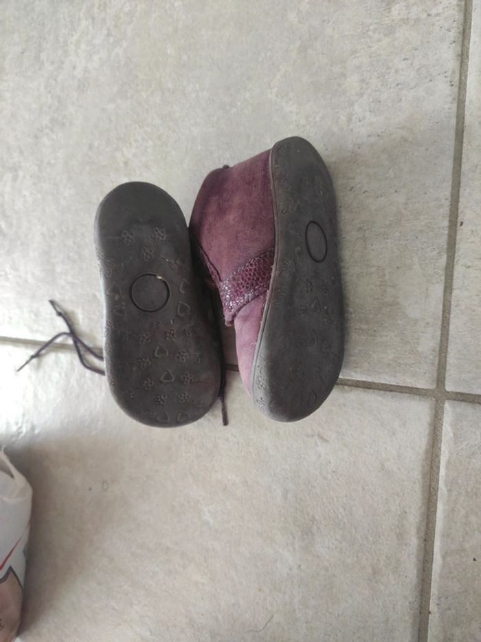 Chaussures minibel en cuir - photo numéro 4