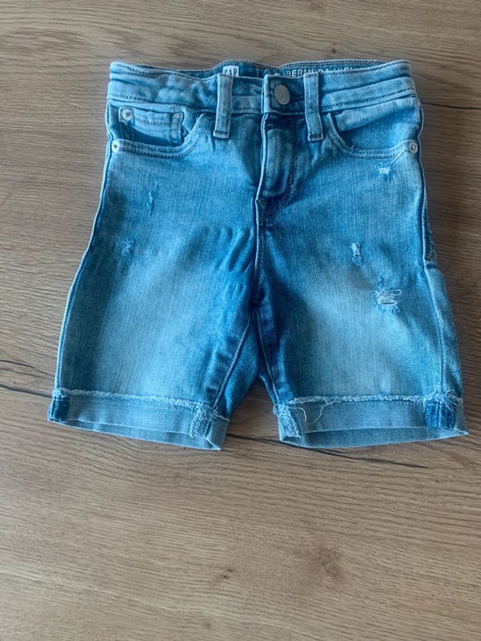 Short en jean garçon