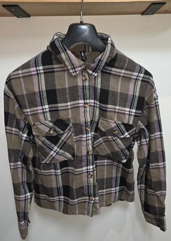 Chemise ML kaki rose M