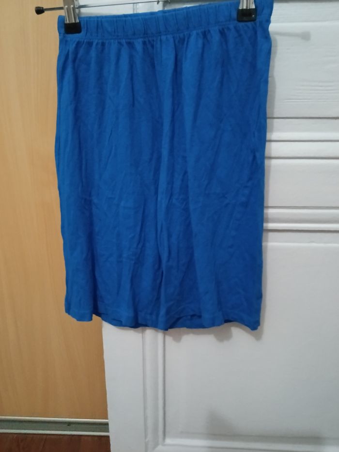 Pyjashort tissaia turquoise et multicolore - photo numéro 4