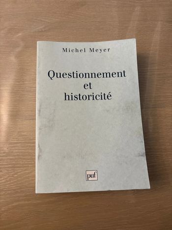 Questionnement et historicité