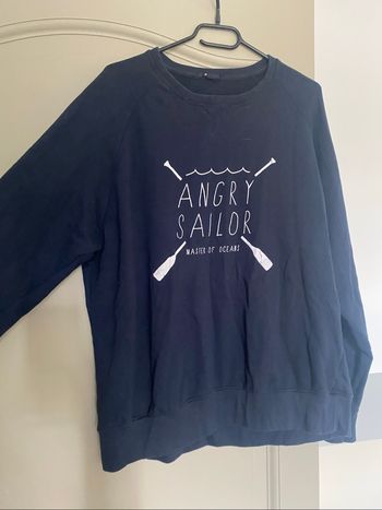 Sweat-shirt bleu
