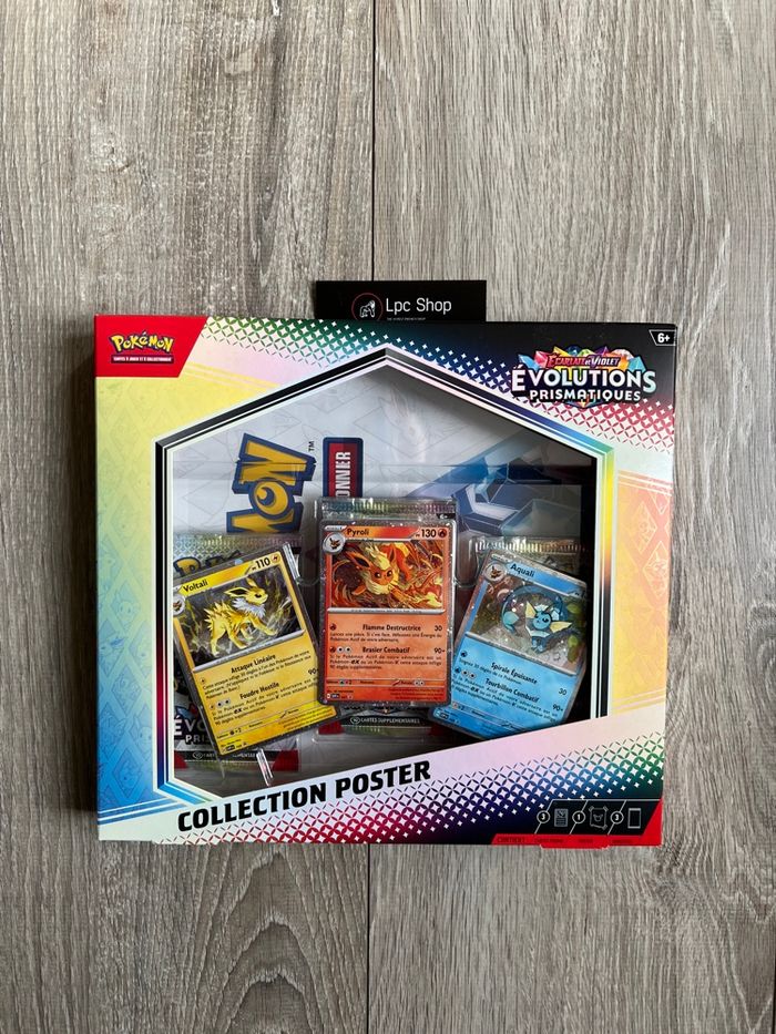 POKÉMON COFFRET POSTER - EVOLUTIONS PRISMATIQUES EV 8.5 - FR - NEUF & SCELLÉ