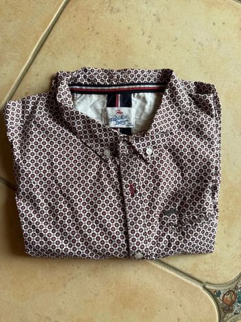 Chemise chemisette, homme taille XL, French denim RMS