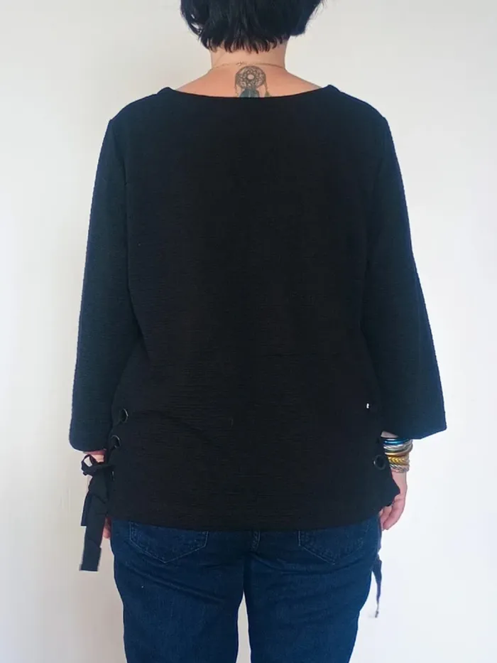 blouse noir Camaieu TXL - photo numéro 2