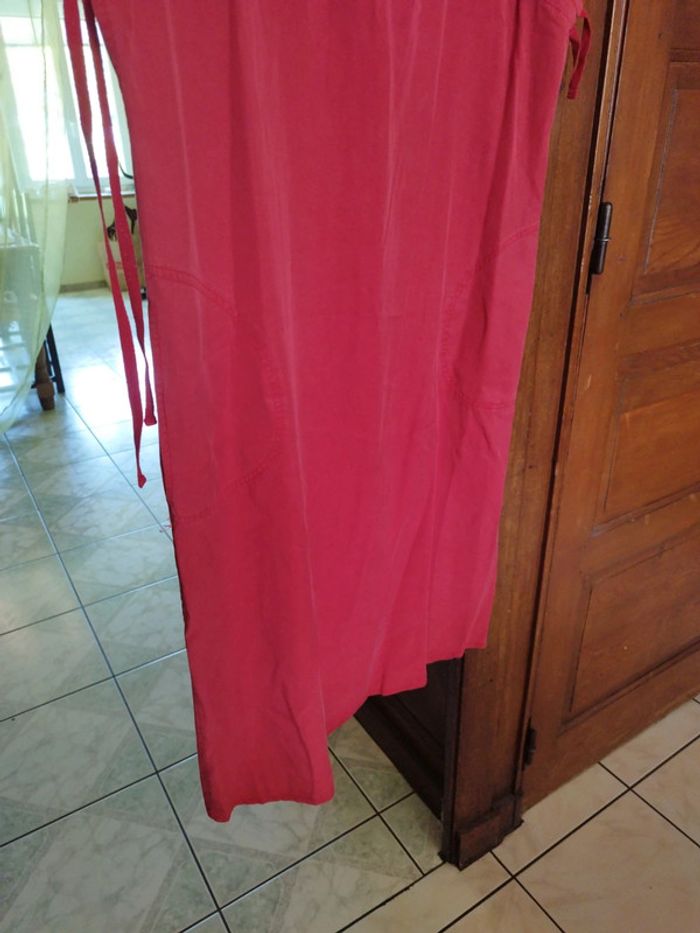 Robe rouge Fée Maraboutée poches vintage S/36 - photo numéro 3