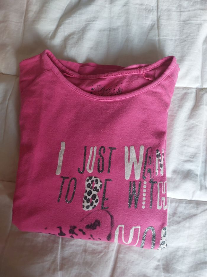 Maillot manches longues filles taille 12ans - photo numéro 2