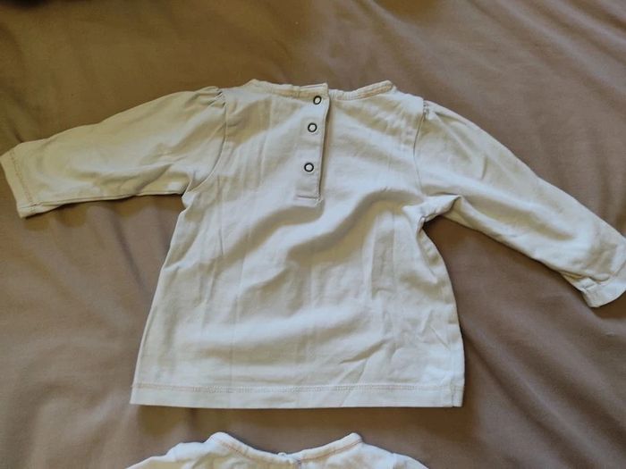 Lot de 2 T-shirts manches longues fille taille 6 mois. Orchestra - photo numéro 7