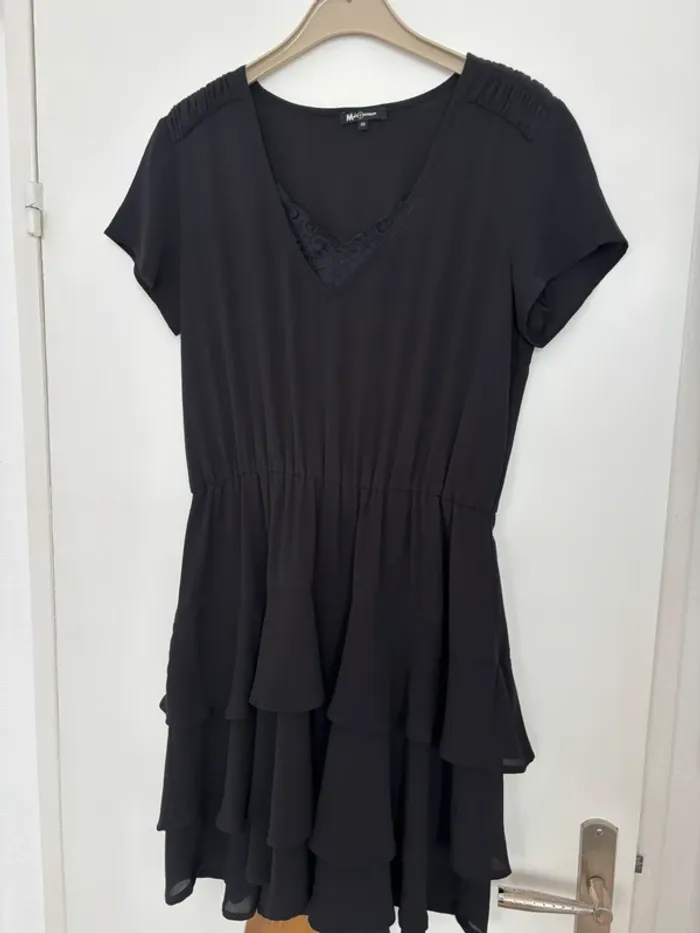 Robe noire fluide T40