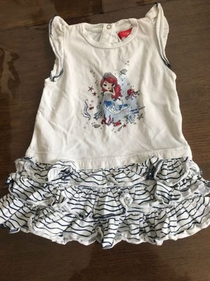 Robe manches courtes