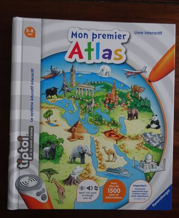 Livre intéractif Tiptoi Mon premier Atlas NEUF
