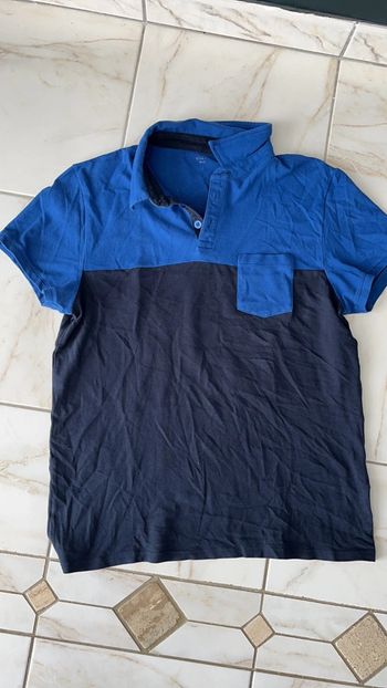 Polo bleu taille XL Kiabi