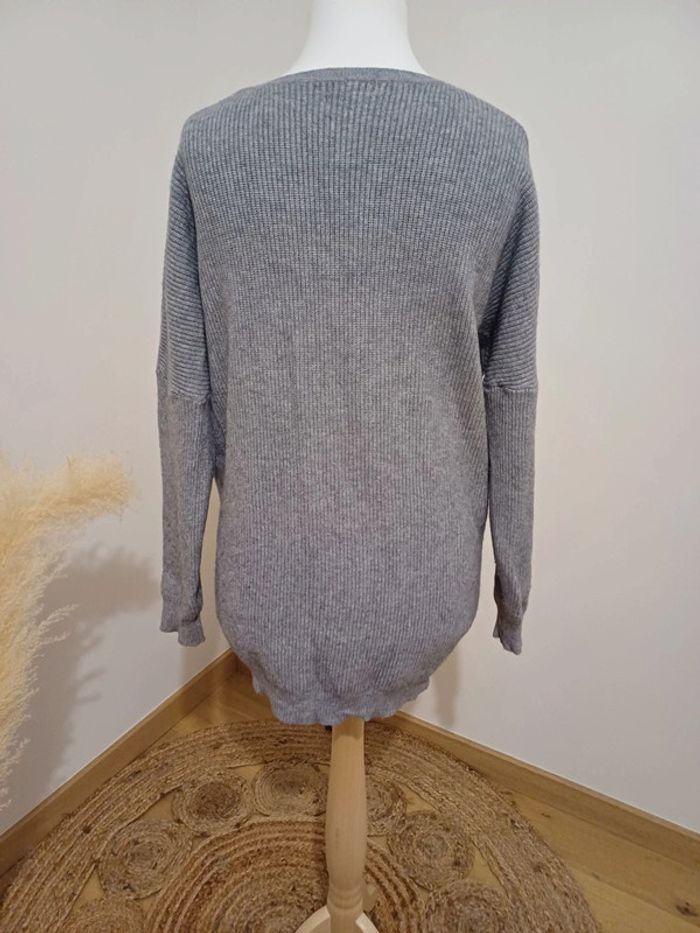 Pull gris chaud asymétrique MC Lorene taille M/L 38/40 - photo numéro 8