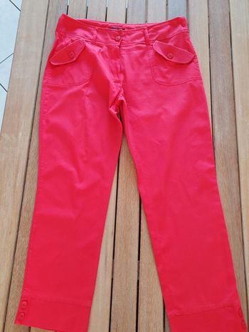 Pantacourt rouge Multiples T38/40