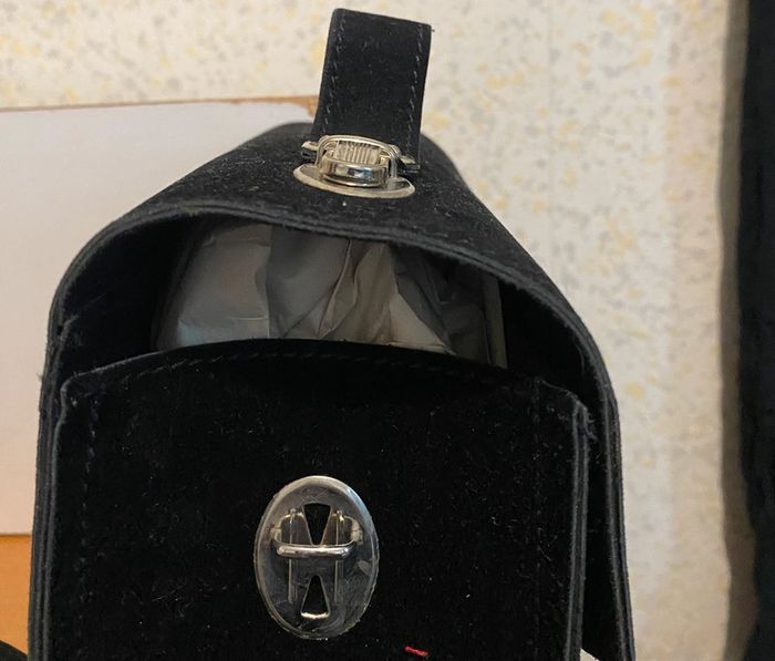 Sac vintage créateur Betty Dumoulin daim chien - photo numéro 5