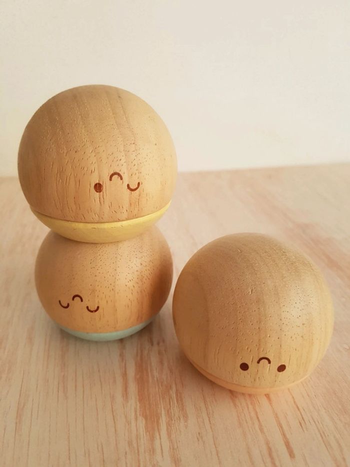 Têtes sensorielles culbuto pastel en bois de Plan toys - photo numéro 10