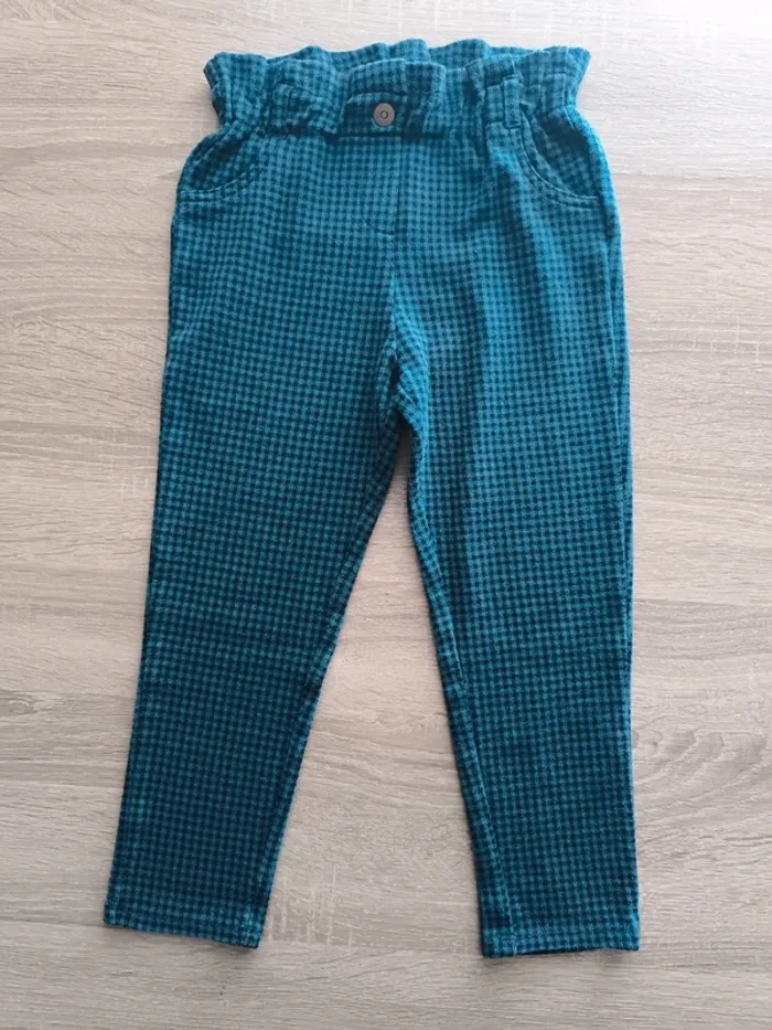 Pantalon à carreaux dpam 4 ans