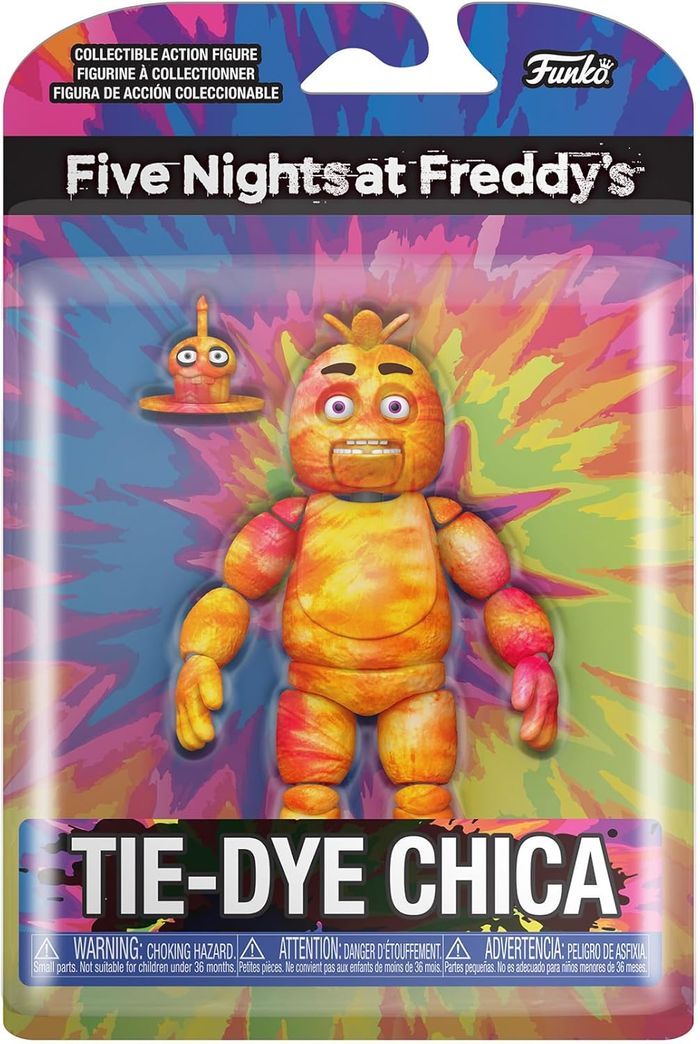 Funko Action Figure 5": Five Nights at Freddy's (FNAF) Tiedye - Chica The Chicken - Jouet à Collecti