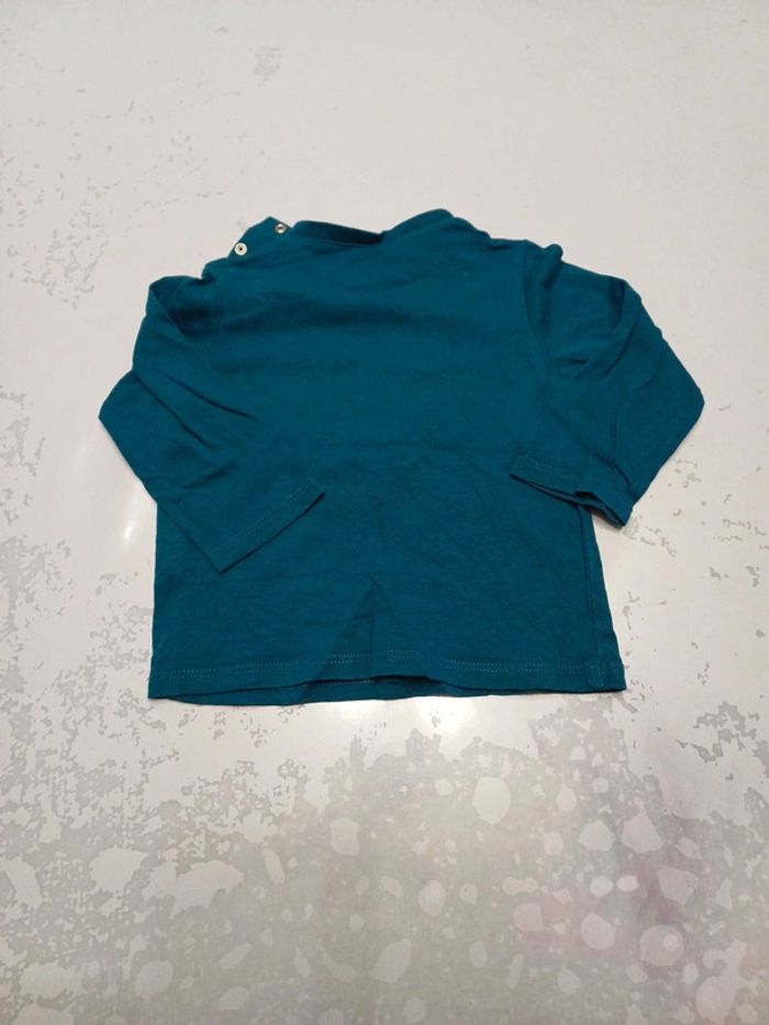 Lot 5 t-shirts Garçon manches longues 12 mois Gemo très bon état - photo numéro 7