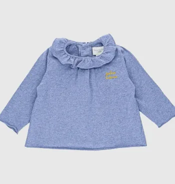 T-Shirt à manches longues 12 mois en coton Arsène et les pipelettes