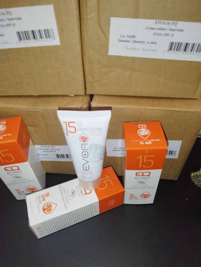 crème solaire  Bio SPF 15 50ml EQ EVOA soins bio - photo numéro 4