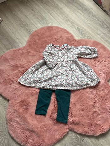 Robe + legging 6 mois bébé fille