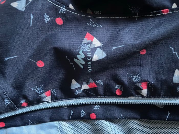 Veste imperméable quechua/ bleu marine taille 4-5ans mixte - photo numéro 3