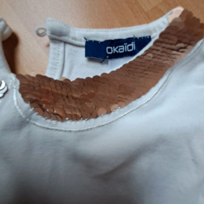 Tee-shirt manches longues col sequins réversibles 5ans #okaidi - photo numéro 5