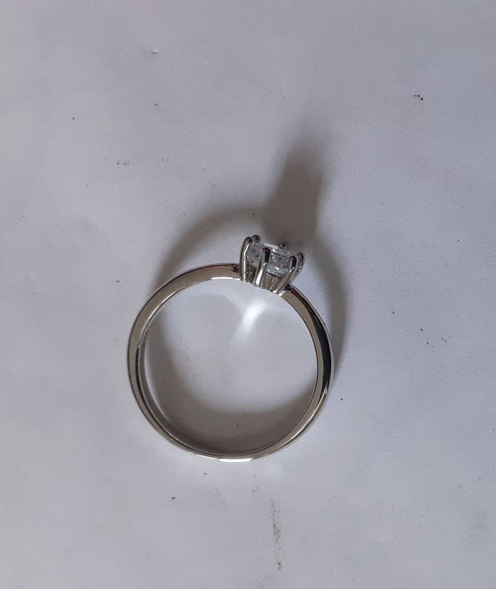 bague en argent sterling et zircon - photo numéro 2
